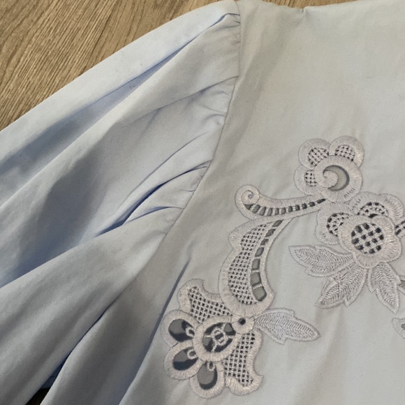 Sandro sky blue blouse - Picture 3 of 4